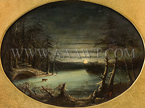 Bear on a Frozen Lake
2nd Half of the 19th Century
Hudson River School, entire view