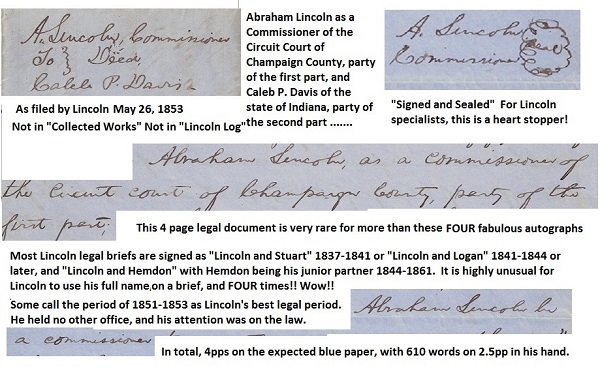 Lincoln and Davis vs. Solomon Wilson page 1