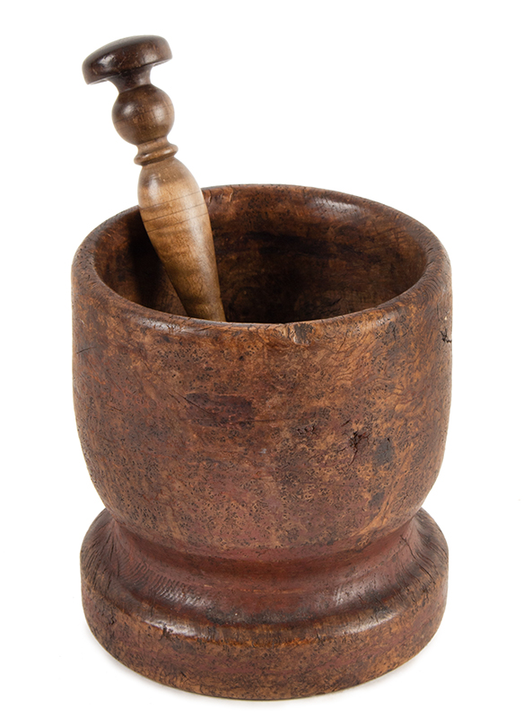 Mortar and Pestle, Antique
The New England mortar…dating to the 18th century