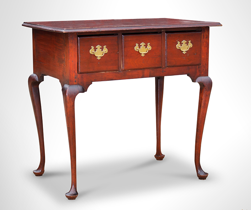 Antique Dressing Table, Cherry, Good Color and Patina
Connecticut, circa 1760, entire view 1