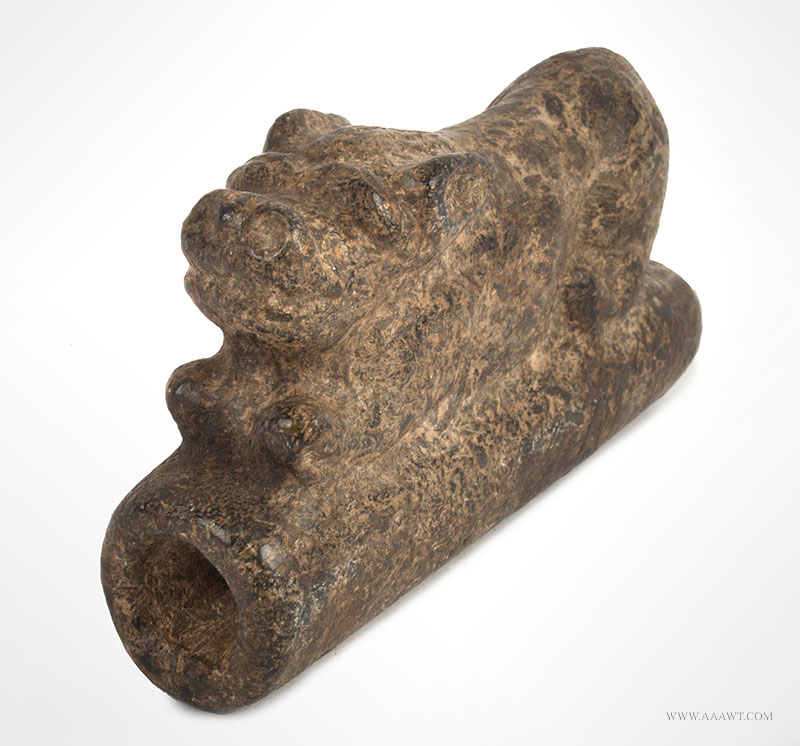 Effigy Stone Pipe, Possible Mound Builder, Prehistoric Southeast