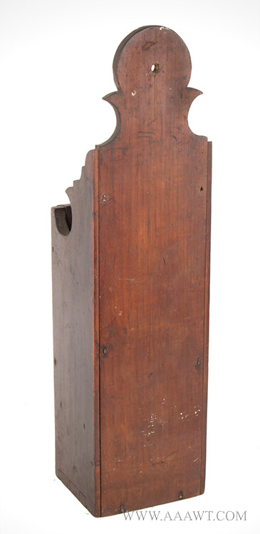 Pipe Box, Hanging, Shaped & Pierced Backboard, Drawer, Original Surface  