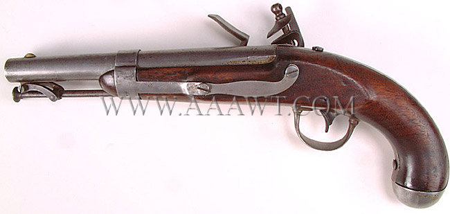 Johnson US Model 1836 Pistol, Original Flintlock