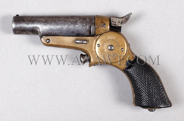 Starr .41 Caliber Derringer With Checkered Wood Grips