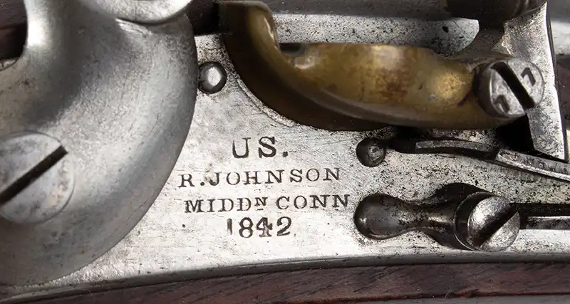 US Model 1836 Flintlock Pistol, Dated 1842, A FINE EXAMPLE