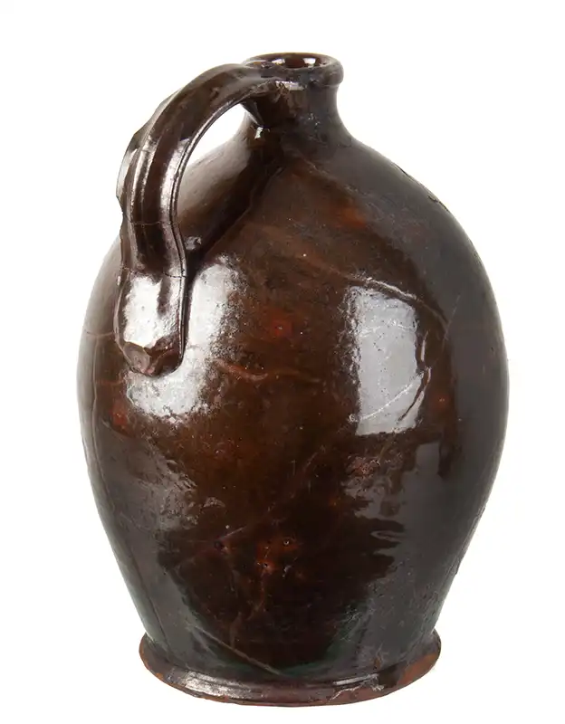 Redware Jug, Northern New England, Possibly North Yarmouth, Maine