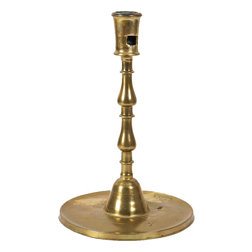 Candlestick, Continental, Low Skirt Base, Knopped Standard, Image 1