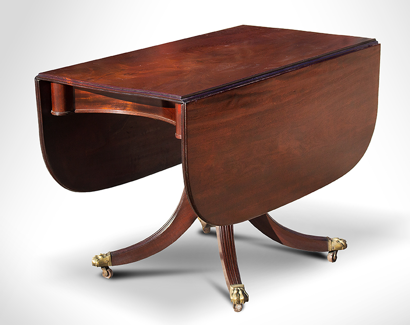 Early Nineteenth Century Center Table, Dining Table, Seymour Shop, Boston, Image 1