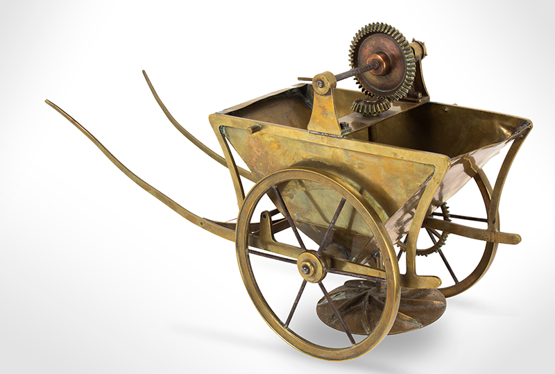 Patent Model, Manure Spreader by R. Rollinson – Model Maker B. H. Holmes - Patent Hammersmith, London, entire view