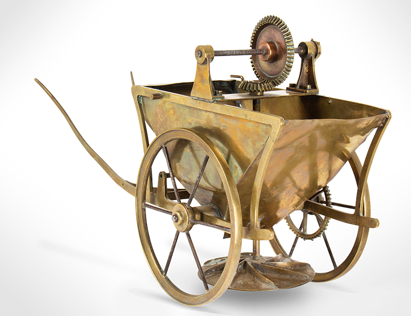 Patent Model, Manure Spreader by R. Rollinson – Model Maker B. H. Holmes - Patent Hammersmith, London, entire view 3