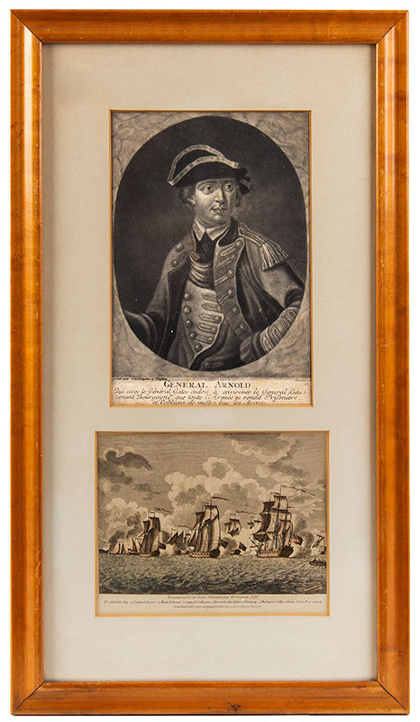 Print, Mezzotint, General Arnold, Portrait, Image 1