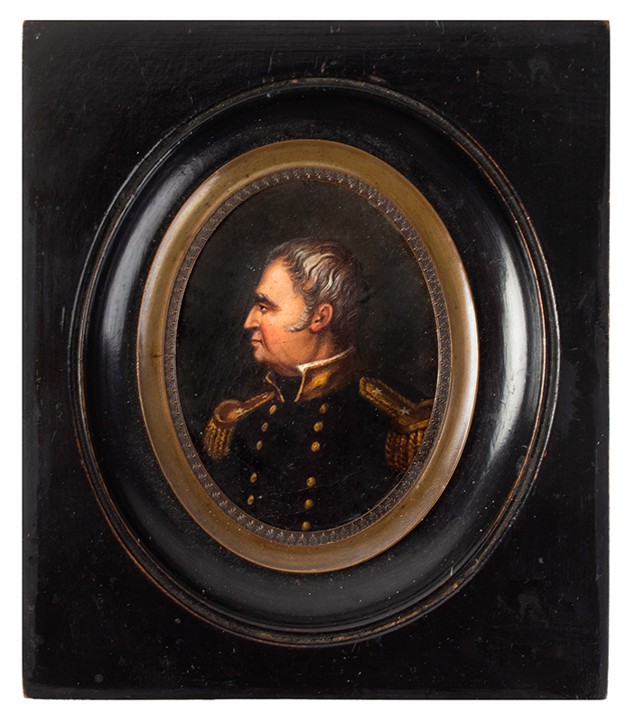 Portrait, Zachary Taylor, After a Print by Alfred Hoffy Taken From a Drawing by a Member of Taylor’s Company – Captain Eaton, entire view