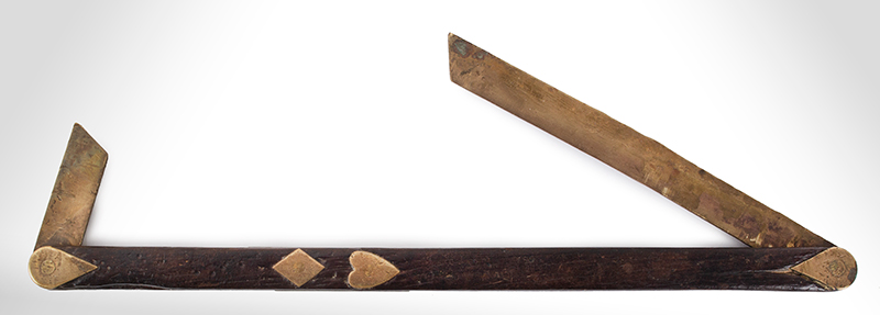 Shipwright’s Double Planking Bevel, Dated 1753, entire view 2