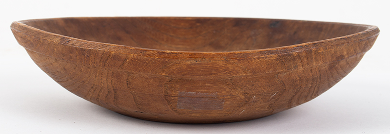 Antique Treen Bowl, New England, entire view