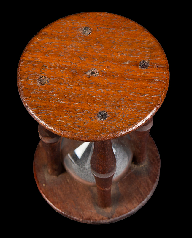 Hourglass, Sandglass From the Brig Cedrick, Built Duxbury, Mass., entire view 3
