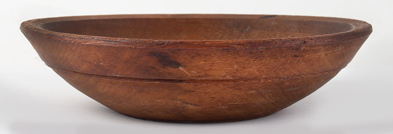 Antique Bowl, Best Natural Color, Great Turnings and Color, Image 1