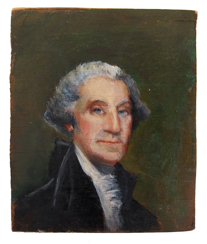 Portrait, George Washington After Gilbert Stuart’s Gibbs-Channing-Avery Portrait, entire view sans frame