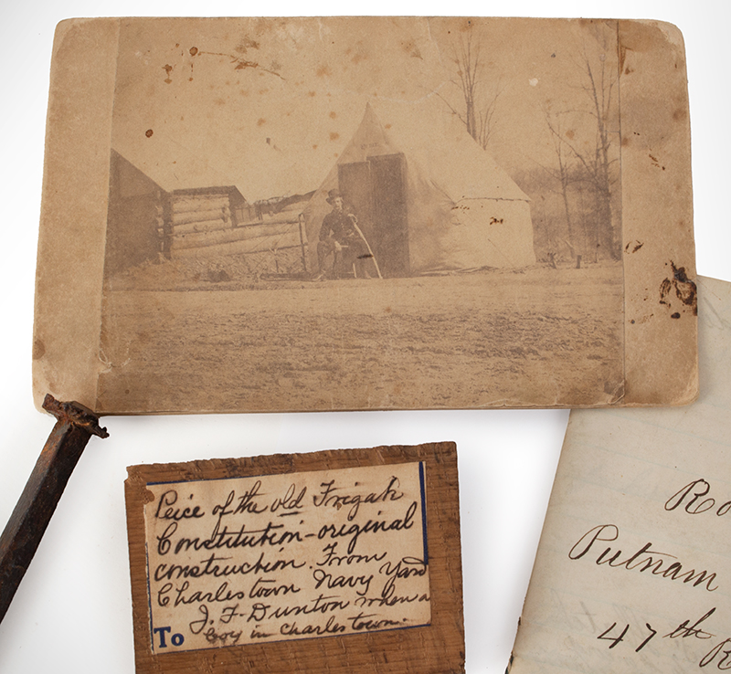 Historical Family Archive, Boston Interest, Several Primary Civil War Era Items Including 4 Diaries, Historical Artifacts, Civil War Items, detail view 8