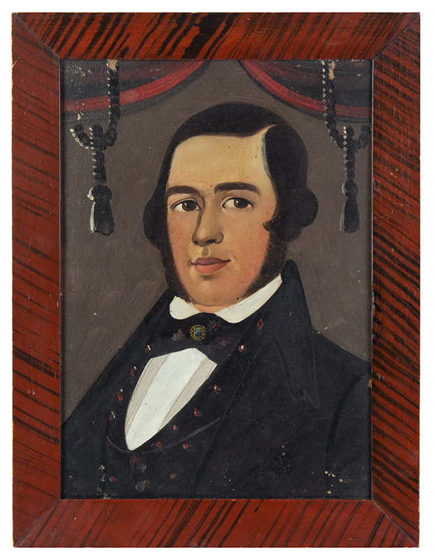 William Mathew Prior, Portrait of Gentleman William Mathew Prior (1806-1873) Maine & Massachusetts, entire view 1