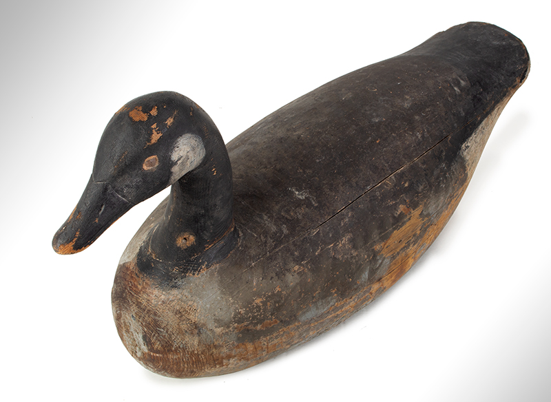 Canada Goose Decoy, Carved and Painted by Ira Hudson, Chincoteague, Virginia Ira Hudson (1873-1949), entire view 3