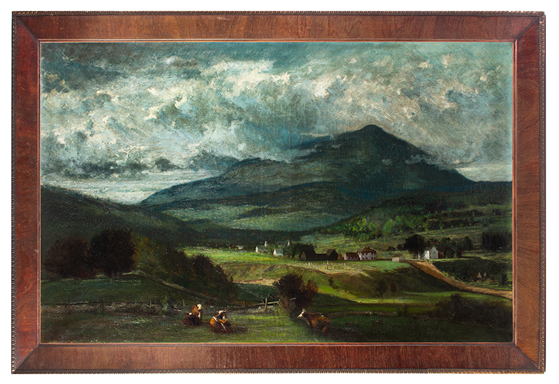 Painting, View of Mt, Tabor from Danby, Vermont, entire view