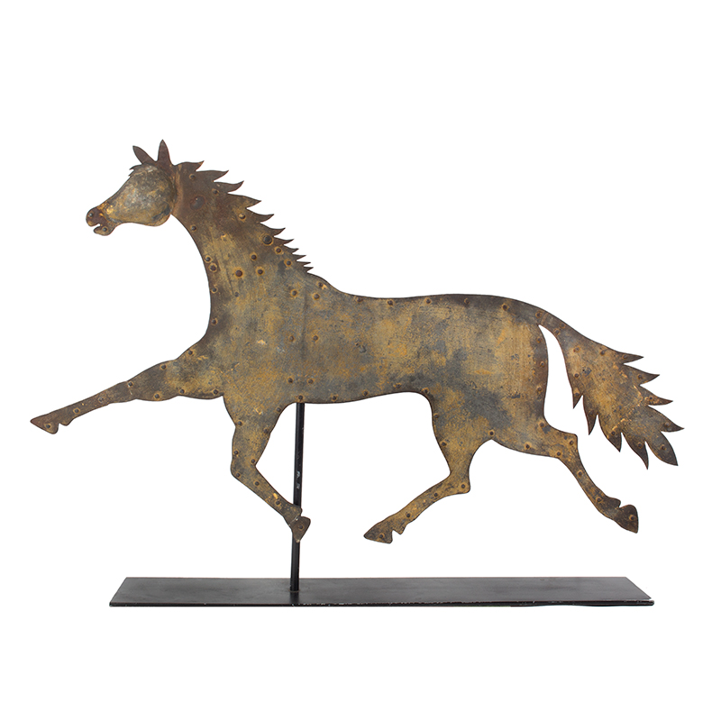 Nineteenth Century Weathervane, Running Horse, Image 1