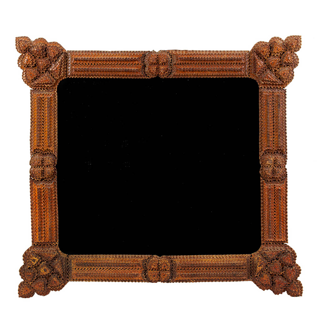 Tramp Art Picture Frame, Outstanding Design and Construction, Image 1