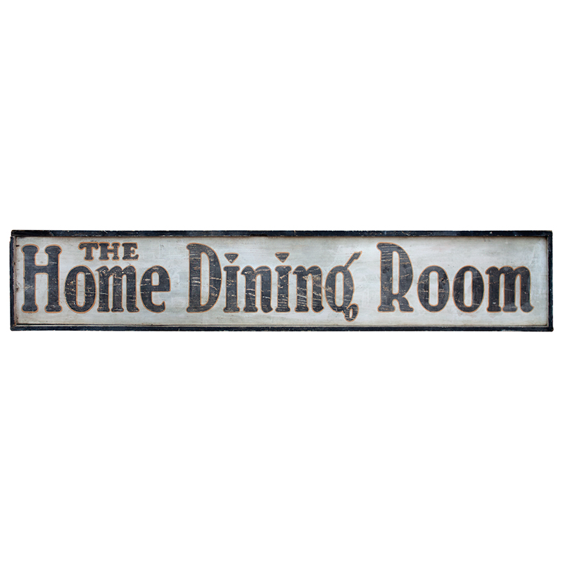 Trade Sign - THE HOME DINING ROOM - Two-sided, Image 1