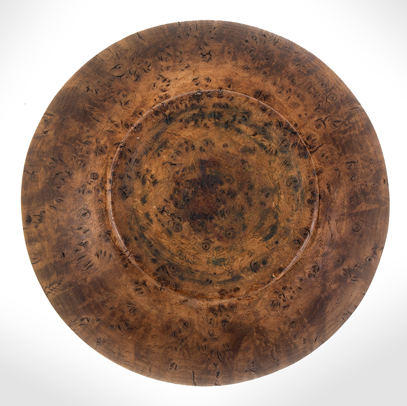 Treen, Burl Bowl, Miniature, Finely Turned, entire view 3