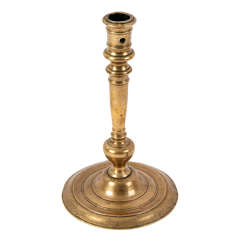 French Pillar Candlestick, Image 1