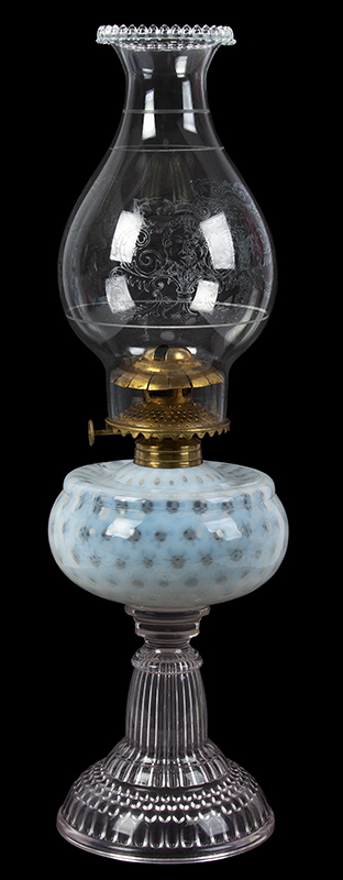 Hobbs Coin Dot Fluid Lamp, Hobbs, Brockunier & Co., Image 1