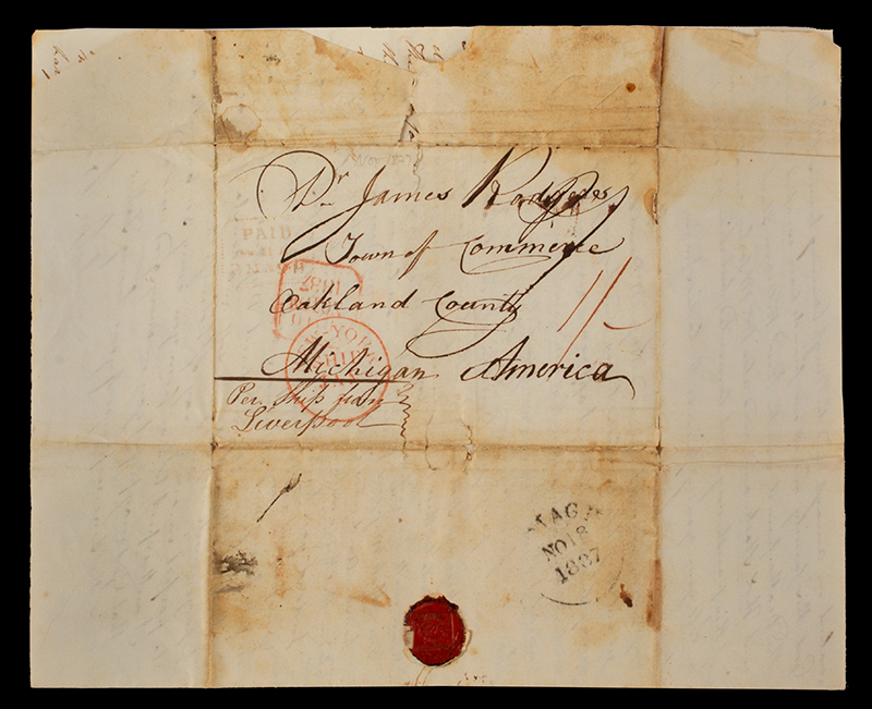 Letter Archive, Asst. Surgeon James Rogers, H.M.S. Revenge Included are 5 19th century surgical instruments; 2 by M. Wocher, 3 by Luer, entire view 9