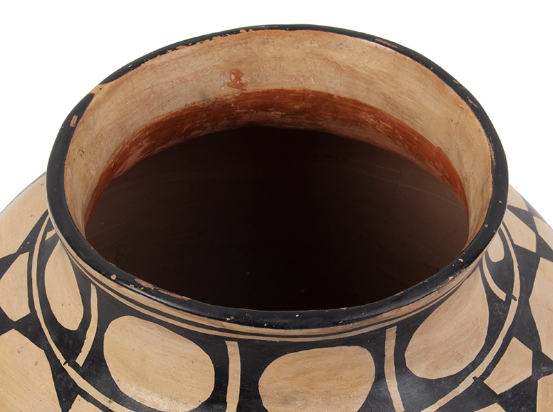 Native American Olla, Santo-Domingo, Jar, detail view 1