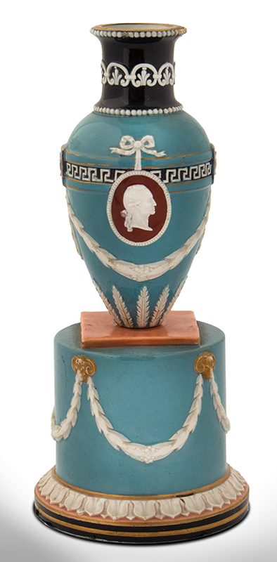 Washington and Lafayette Miniature Vase, Image 1