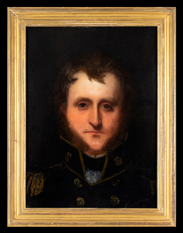 Portrait of Lieutenant William Hindman Campbell, of the United States Navy Attributed to William James Hubard (1807-1862), entire view