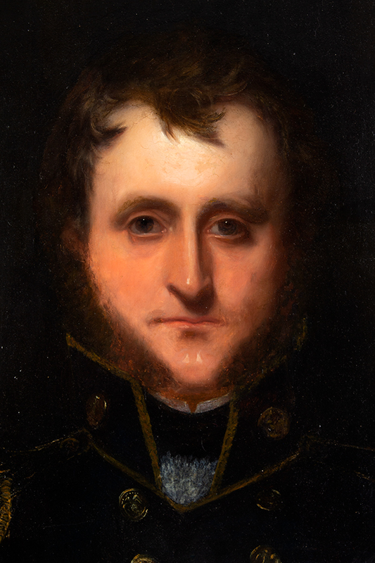 Portrait of Lieutenant William Hindman Campbell, of the United States Navy Attributed to William James Hubard (1807-1862), entire view sans frame