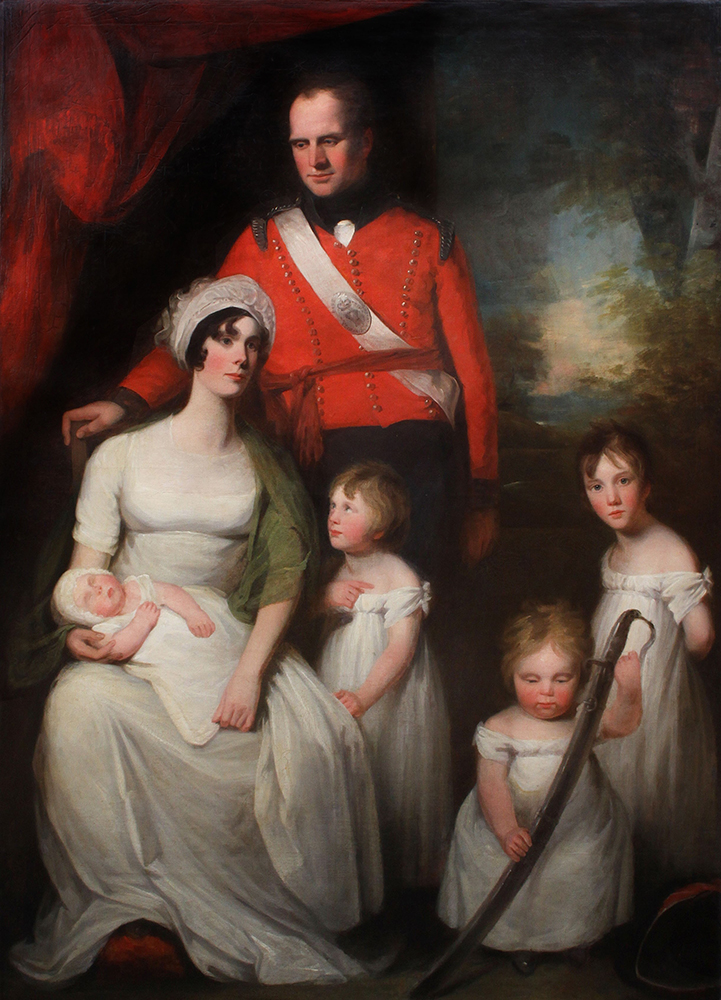 Henry Raeburn, A Scottish Officer, and His Family
