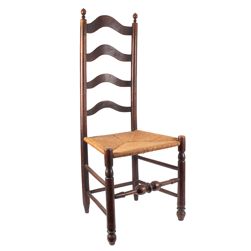 Delaware Valley Ladder-back Side Chair, Image 1