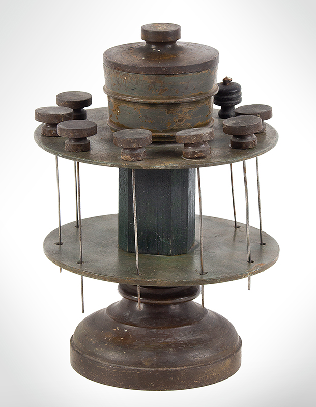 Spool Stand, Thread Stand, Slate, Likely Vermont, Image 1