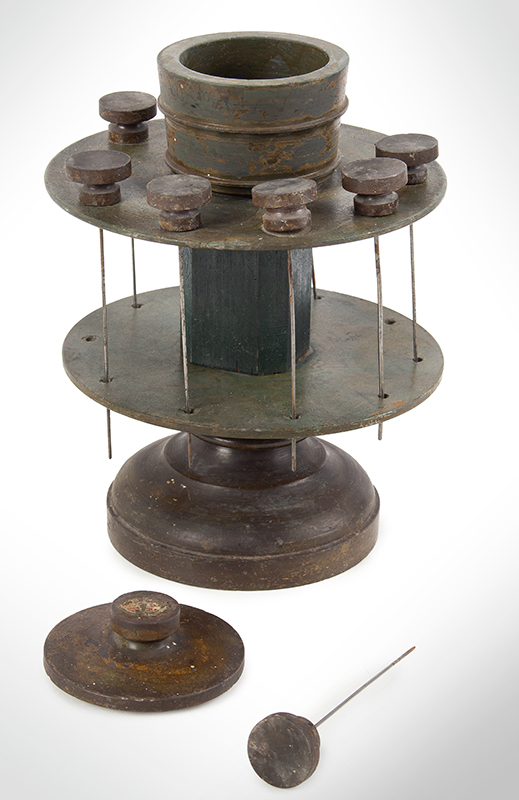 Spool Stand, Thread Stand, Slate, Likely Vermont, entire view 3