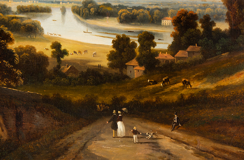 Painting Attributed to Victor De Grailly (1804-1889), River View