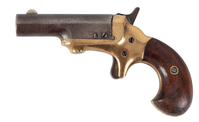 Colt Thuer Derringer, Third Model, 2nd Type, Pregnant Frame Serial number: 1262, grips too!, left facing