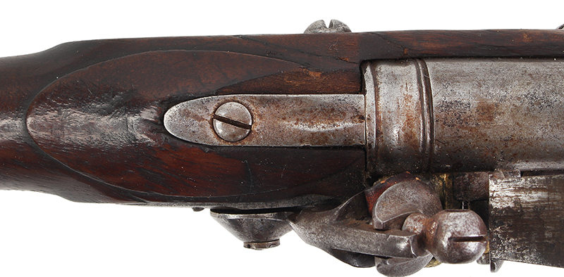 Boy’s Flintlock Musket with Bayonet, Military School or Gift for a Wealthy Child Lock is Signed: I. P. LAHNUS / A HARLEM, tang