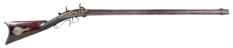 Three-barrel Revolving Rifle by Alfred Marion Cone, Likely Best Example Extant , Image 1