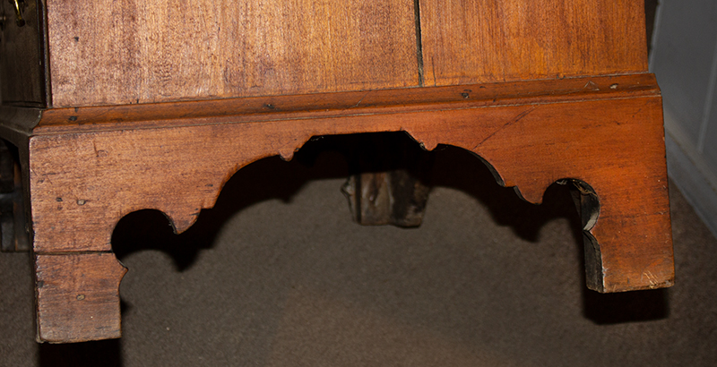 Chest of Drawers, Chippendale, New England, Maine Provenance, detail view 1