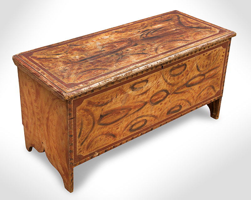 Blanket Chest, Boldly Paint Decorated, Vermont, Image 1