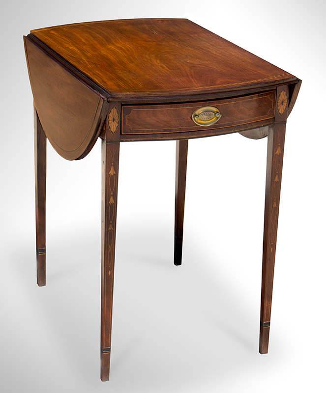 Pembroke Table, Attributed to William Whitehead, New York City, Active 1792-1799, Image 1