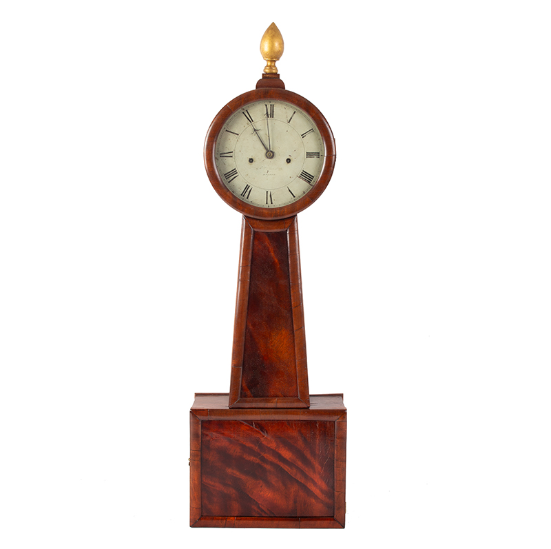 Striking Banjo Clock by Aaron Willard Jr., Boston, Massachusetts, Image 1