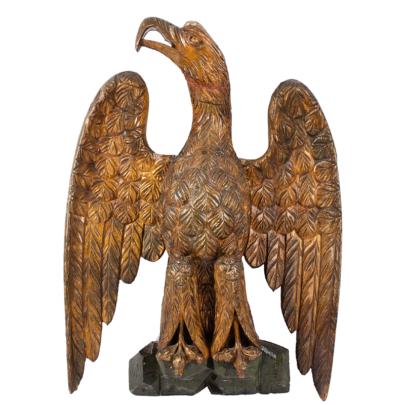 Carved and Gilded Federal Eagle for Wall Display, Image 1
