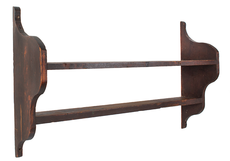 Nineteenth Century Hanging Wall Shelf in Surface, entire view 1